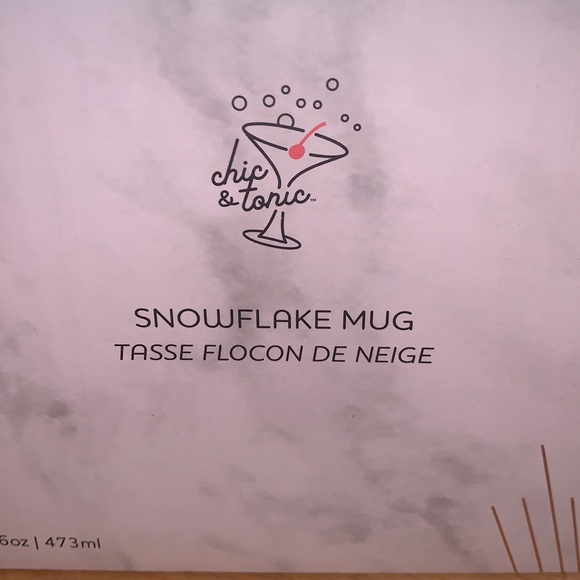 Chic & Tonic Snowflake Mug - Picture 2 of 3